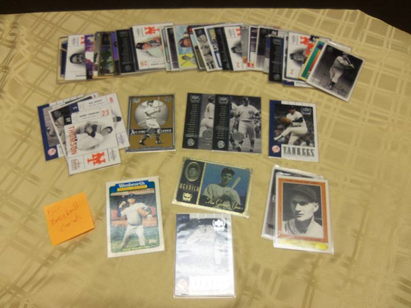 lot 25 image: Baseball Cards - 50 in Total