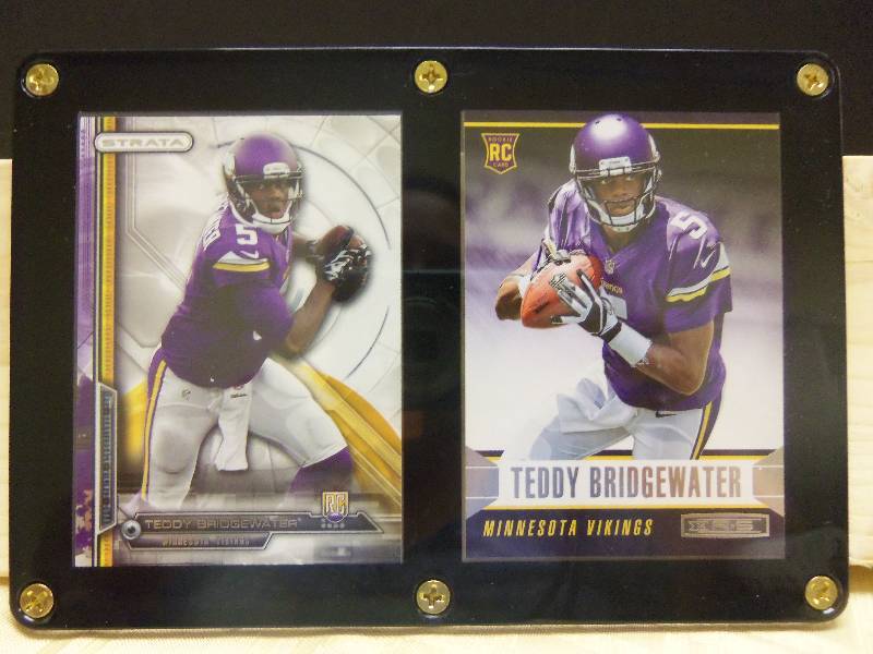lot 30 image: Teddy Bridgewater - 2 Rookie Cards