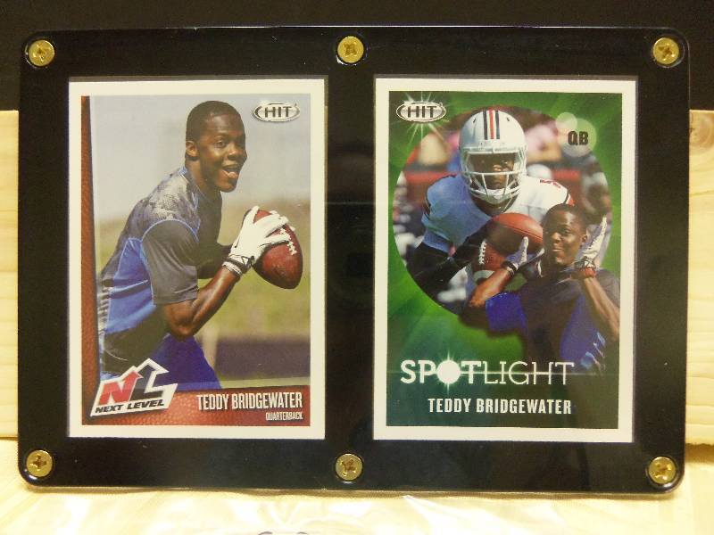 lot 31 image: Teddy Bridgewater - 2 Rookie Cards
