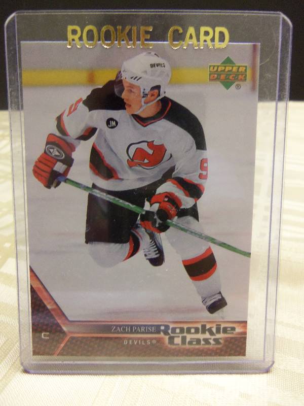 lot 55 image: Zach Parise Rookie Card