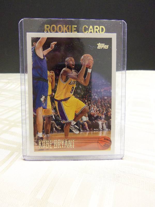 lot 58 image: Kobe Bryant - Rookie Card