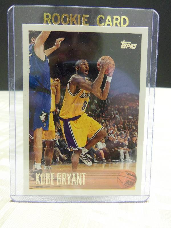 lot 59 image: Kobe Bryant - Rookie Card