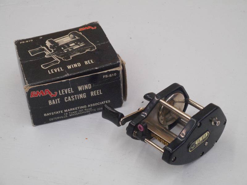 lot 26 image: BMA Levelwind FS-810 Reel With Box ...