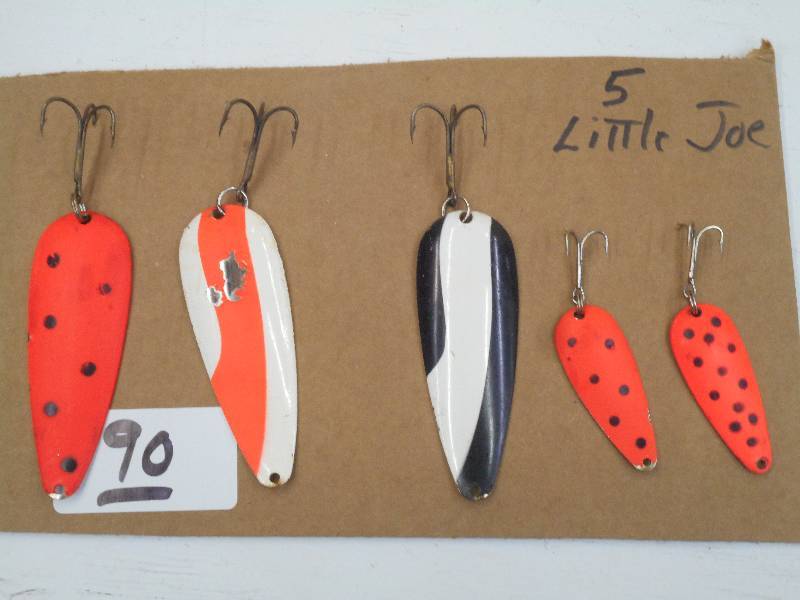 lot 90 image: Lot Of (5) Little Joe Spoon Lures ...