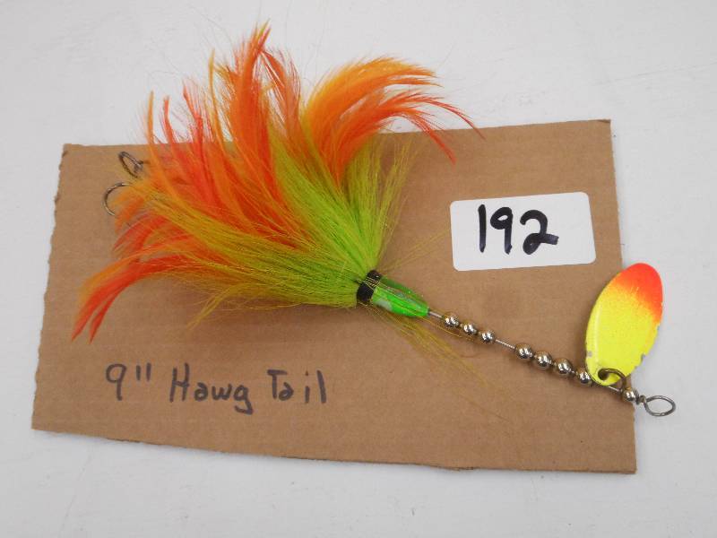 lot 192 image: (1) 9 Hawg Tail Muskie Lure ...