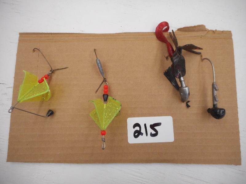 lot 215 image: Lot Of (4) Assorted Fishing Lures ...