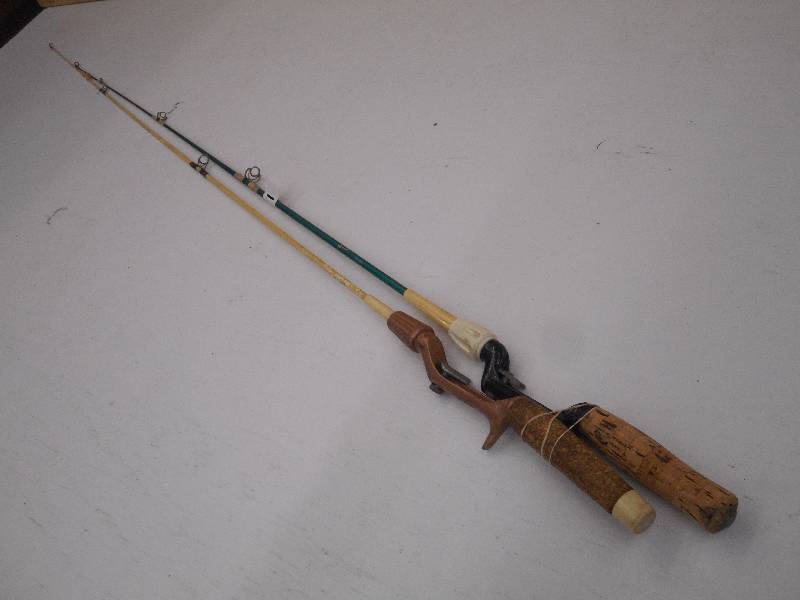 lot 241 image: (2) Vintage Casting Rods ...