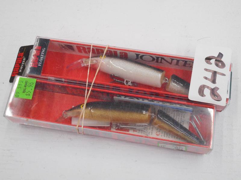 lot 242 image: Lot Of (2) New Rapala Fishing Lures...