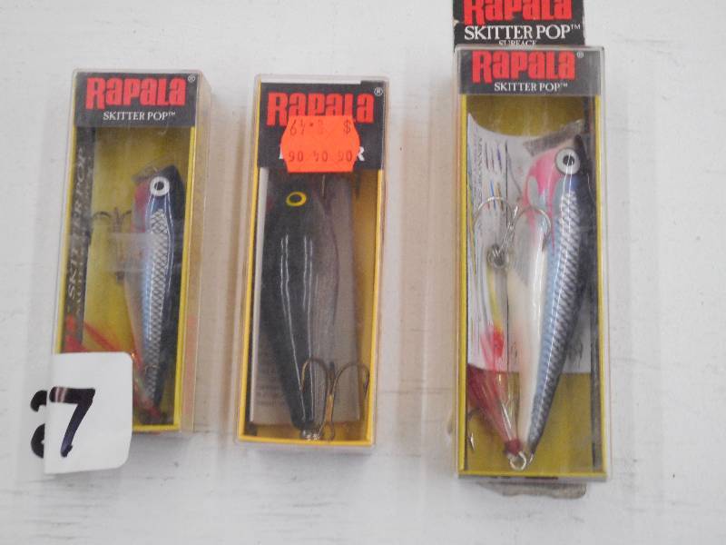 lot 257 image: Lot Of (3) New Rapala Fishing Lures...