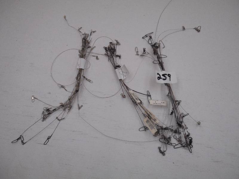 lot 259 image: (3) Bundles Of Assorted Sinkers, Ma...