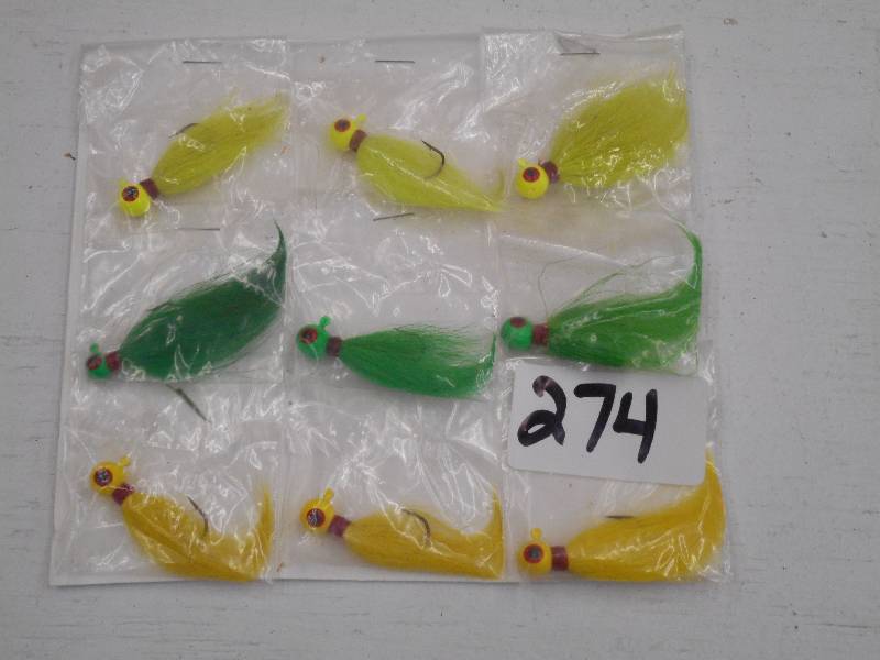 lot 274 image: Lot Of (9) New Jigs ...