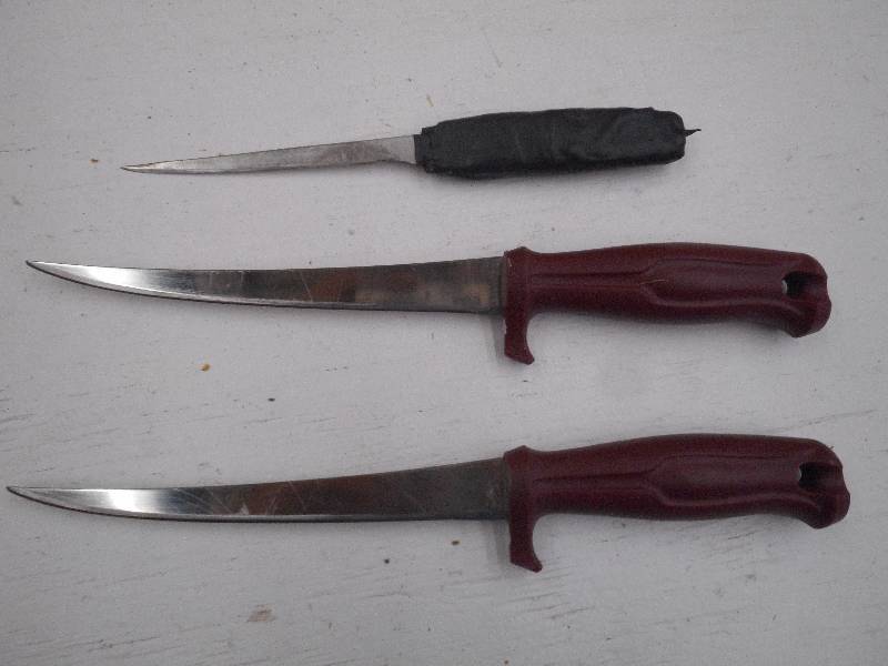 lot 278 image: Lot OF (3) Fillet Knives   ...