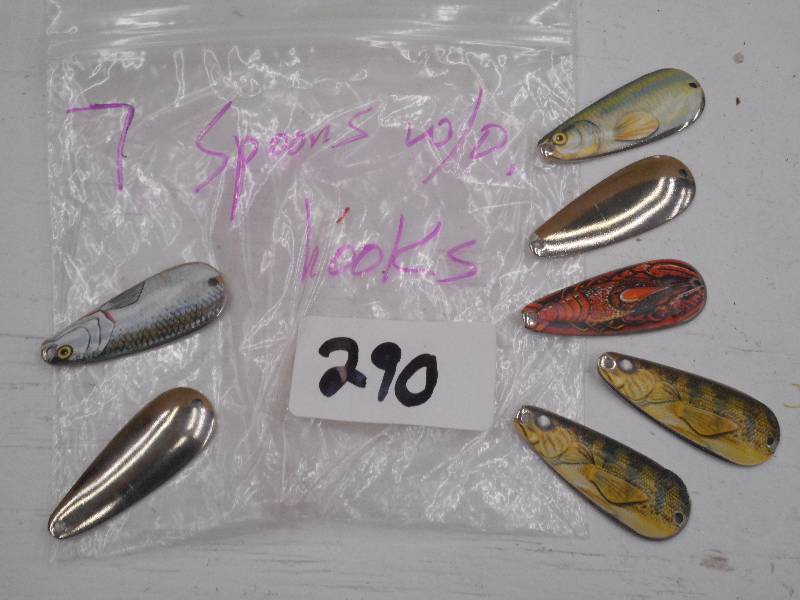 lot 290 image: Lot Of (7) Hookless Spoons ...