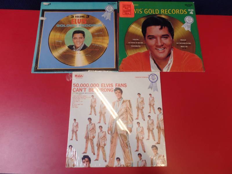 lot 304 image: ELVIS RECORD COLLECTION NEW