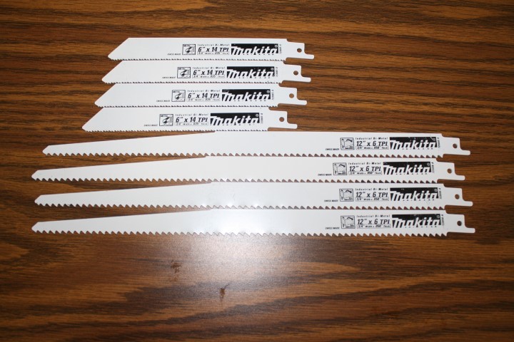 lot 55 image: Makita Sawzall Blades