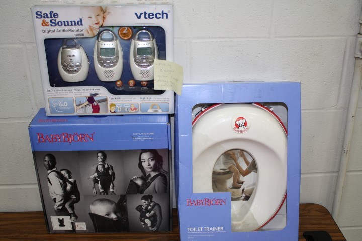 lot 78 image: Baby Bjorn, Monitor, Toilet Trainer