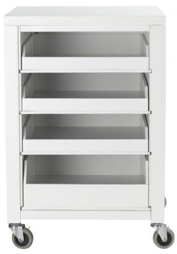 lot 25 image: Craft Space Cart with Pull-Out Trays (Martha Stewart Living)