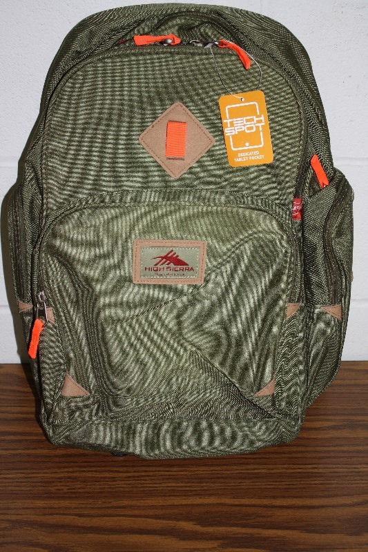 lot 115 image: High Sierra Backpack