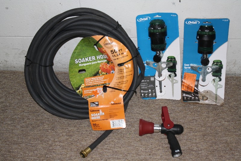 lot 127 image: Hose, Hose head, Sprinklers
