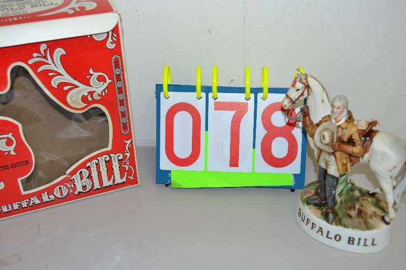 lot 78 image: Buffalo Bill Decanter