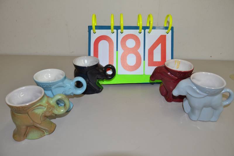 lot 84 image: Political Mugs by Frankoma