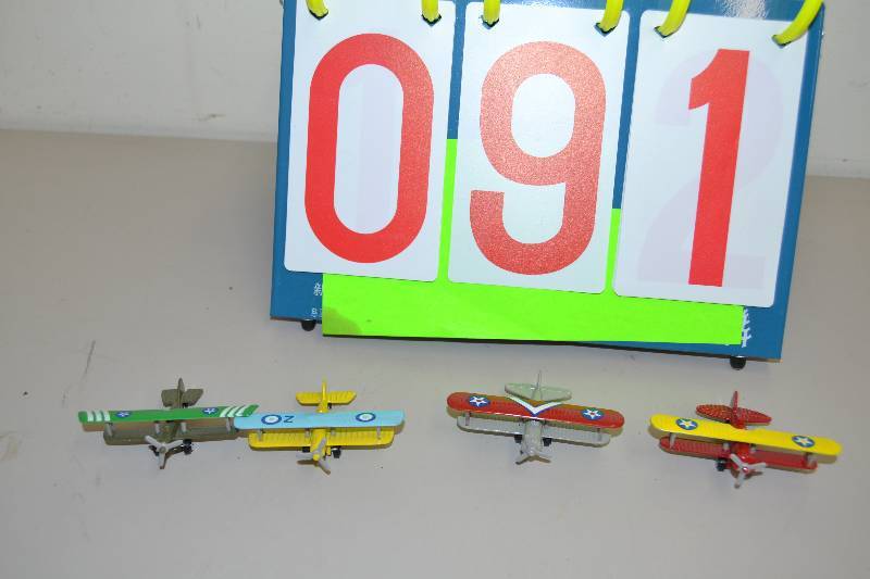 lot 91 image: Miniature Biplanes