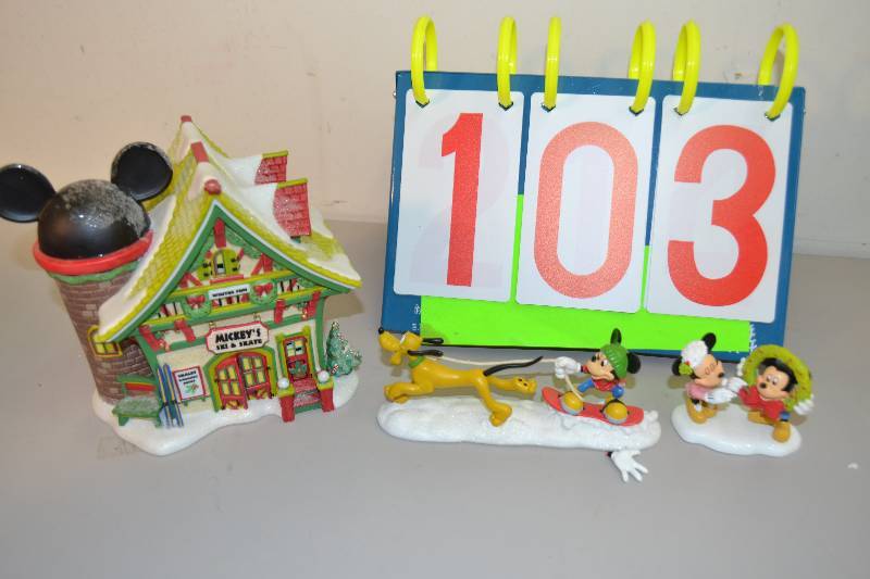 lot 103 image: Dept. 56 Disney Christmas Village