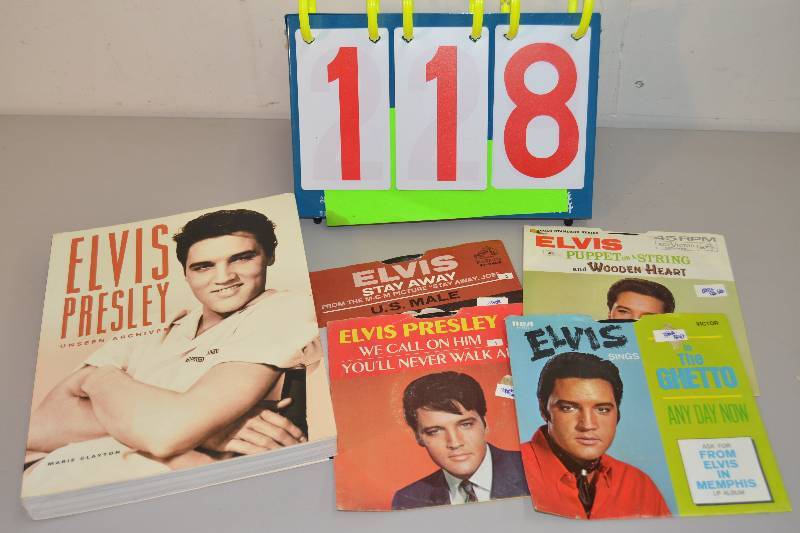 lot 118 image: Elvis Memorabilia