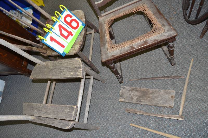lot 146 image: Vintage chairs