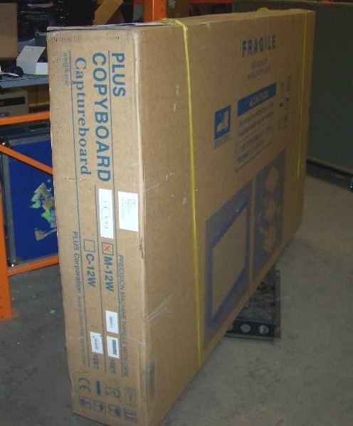 lot 34 image: Plus, M-12W (Widescreen) Electronic Whiteboard  Captureboard  Copyboard with Wall Mount - BRAND NEW