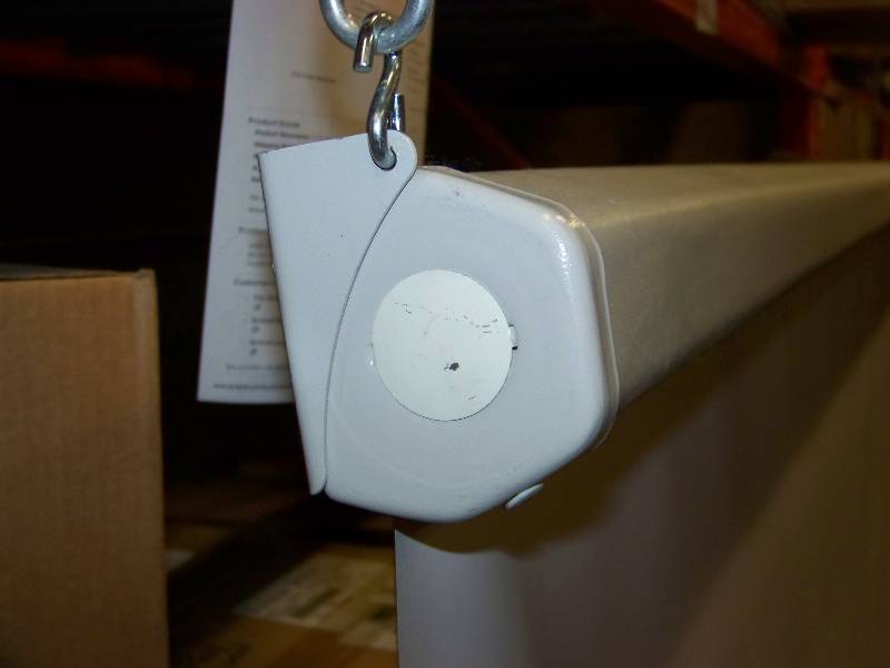 lot 30 image: Draper, Luma, CeilingWall Mount, Pull Down (Manual) Projection  Movie Screen
