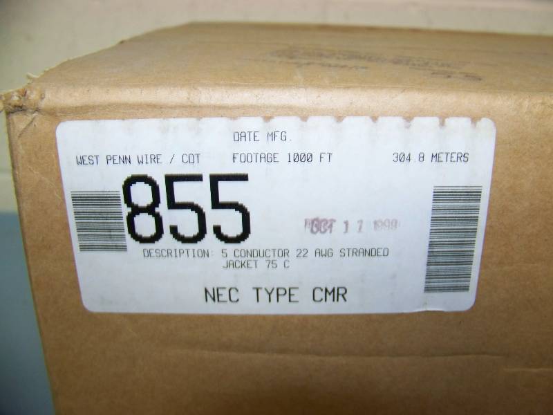 lot 49 image: West Penn Wire, 855 Wire - BRAND NEW
