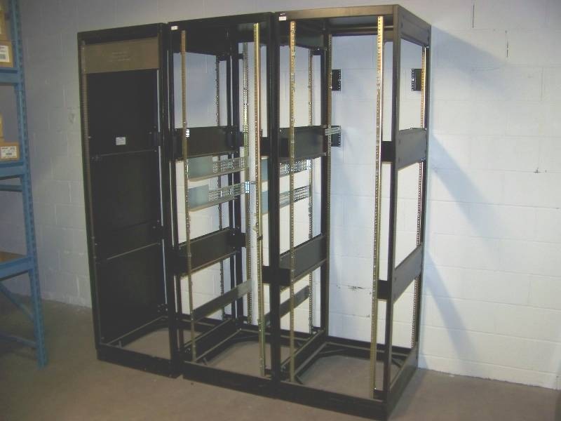 lot 78 image: (3) Emcor, Large Computer  Server  Audio  Video Equipment Racks