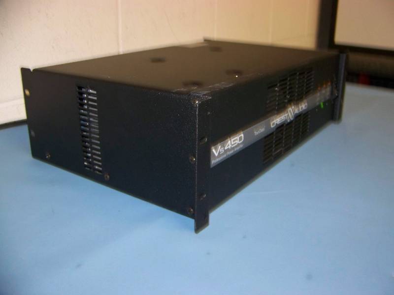 lot 35 image: Crest Audio, Vs450, Professional Power Amplifier  Amp