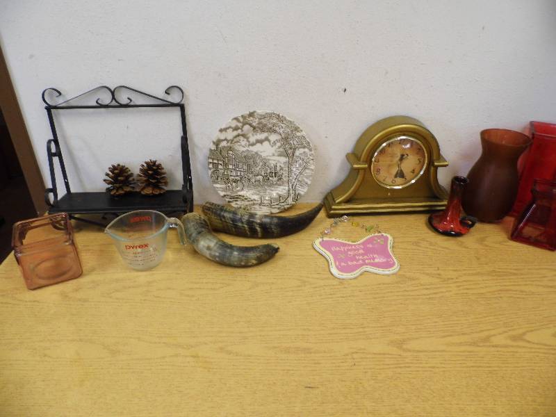 Clock - Horns - Decor