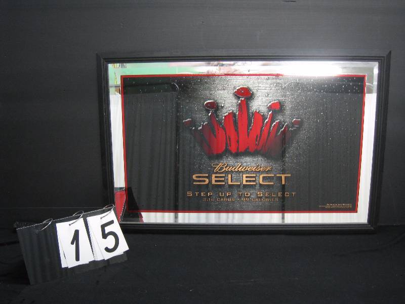 lot 15 image: Budweiser Select mirror