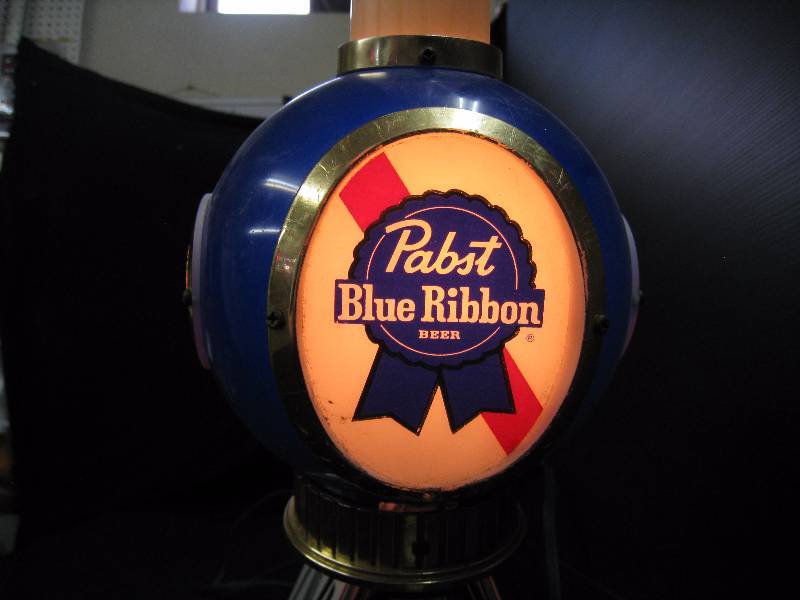 lot 74 image: Pabst Blue Ribbon cash register light