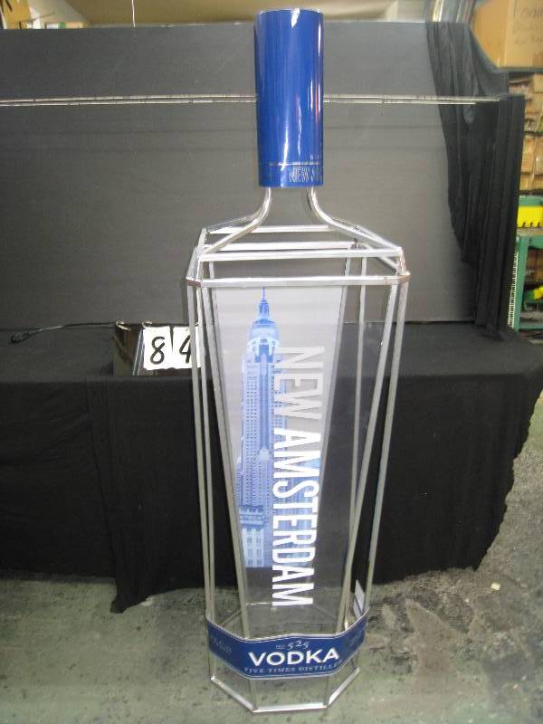 lot 84 image: New Amsterdam Vodka metal display