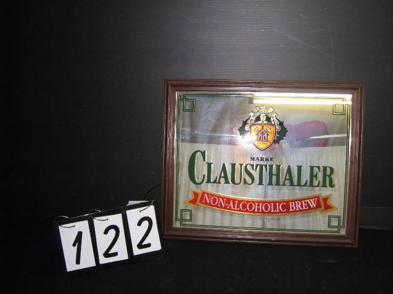lot 122 image: Clausthaler non-alcoholic brew, mirror