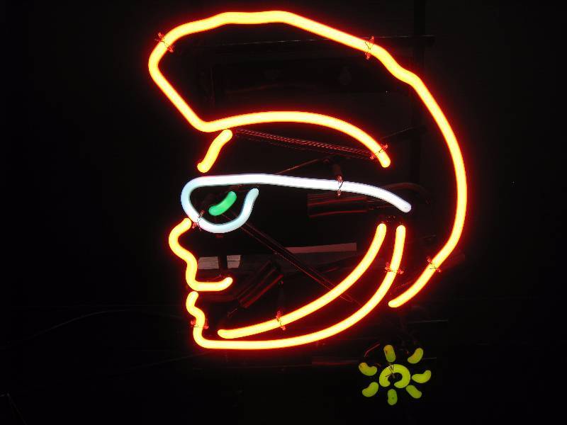 lot 154 image: Shock Top orange logo - neon