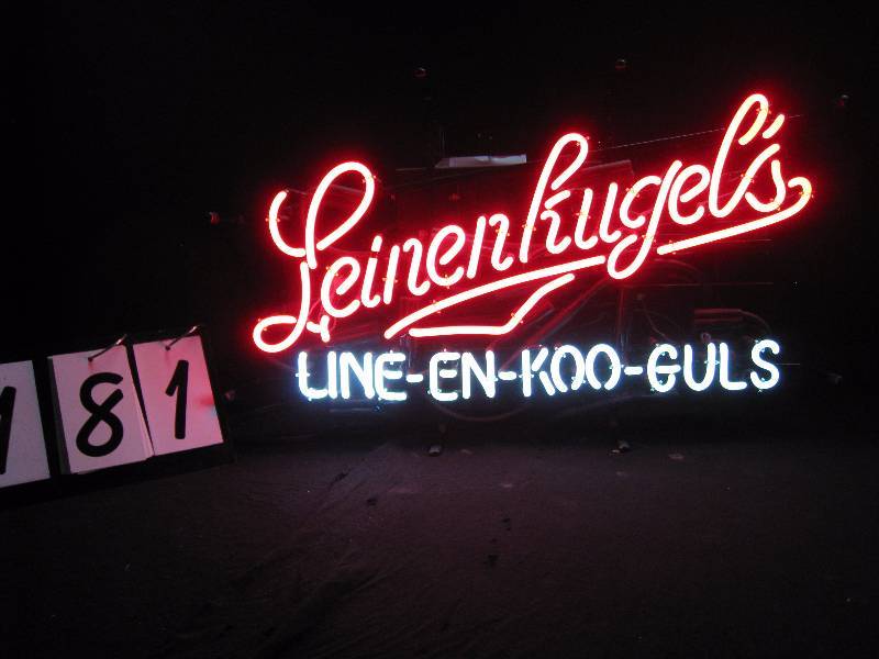 lot 181 image: Leinenkugels Line-En-Koo-Guls neon