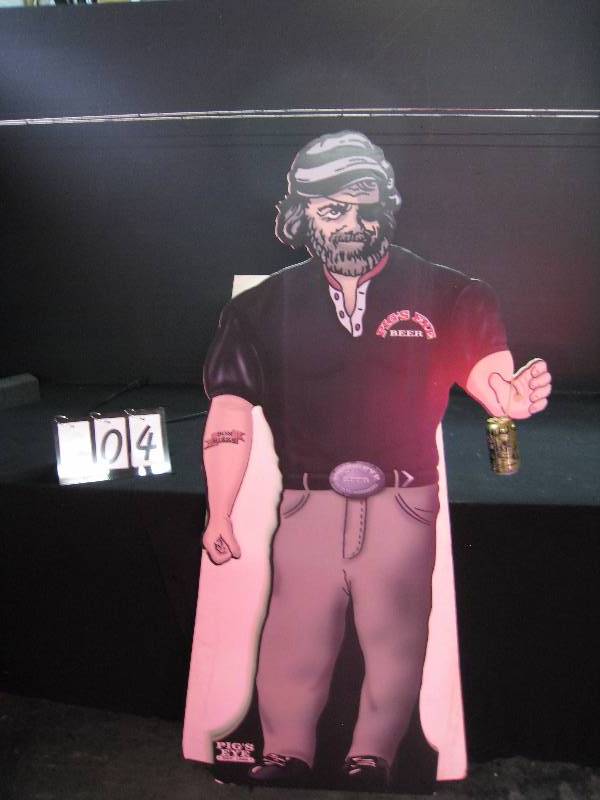 lot 204 image: Pigs Eye Pete standup - Sintra panel, very durable - cardboard easel back