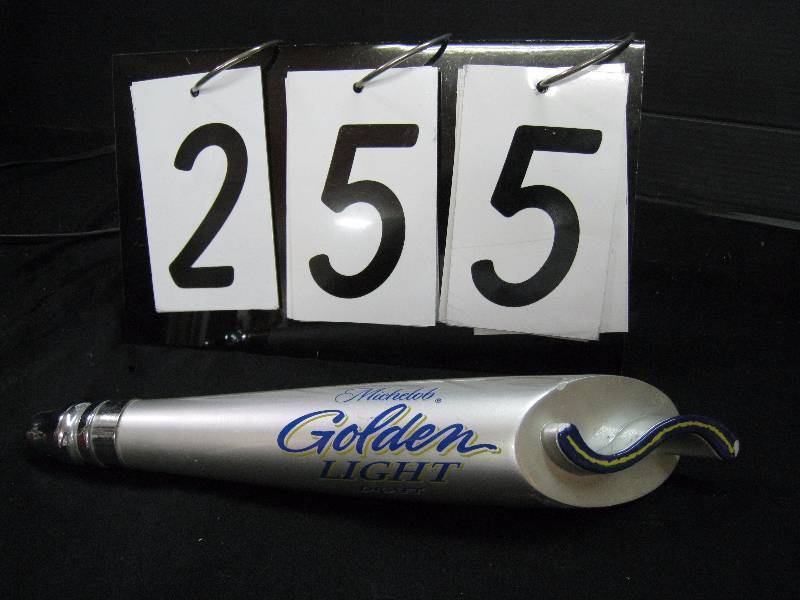 lot 255 image: Michelob Golden Light Draft tapper handle