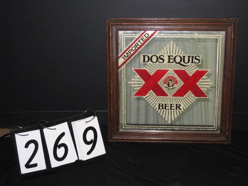 lot 269 image: Dos Equis mirror