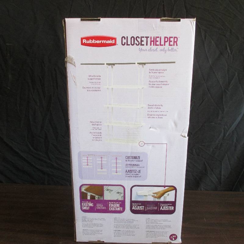 lot 5 image: NEW 4 Shelf closet organizer