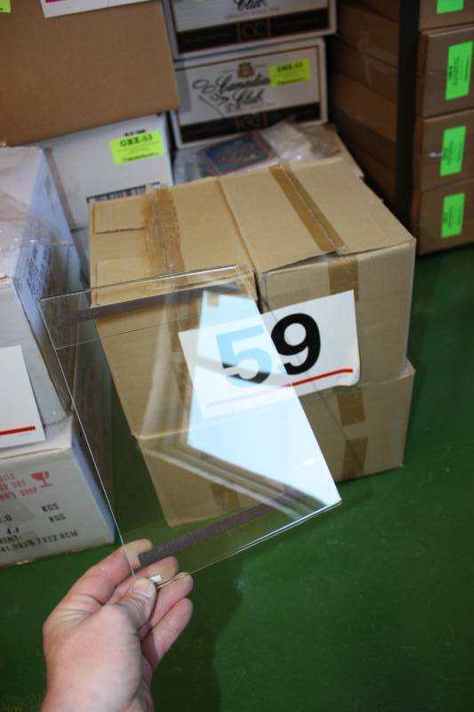 lot 59 image: 8 x 10 Plexi Frames     Quantity 96