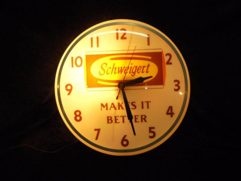 Schweigert Lighted Clock
