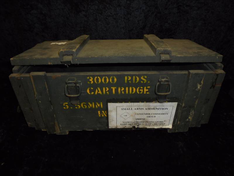Wood Ammunition Box