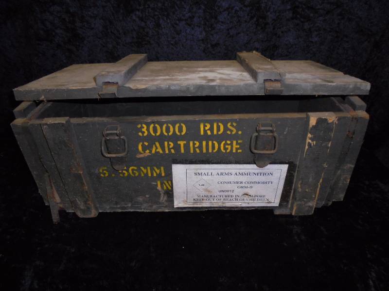 Wood Ammunition Box