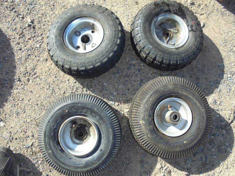 Tires - Set of Tires on Rims, 4.103.50